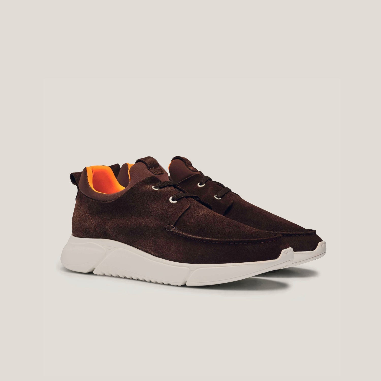 Soho 01 - Dunkelbraunes Wildleder - Sneaker