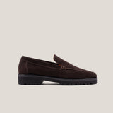 Trento - Dunkelbraunes Wildleder - Loafer