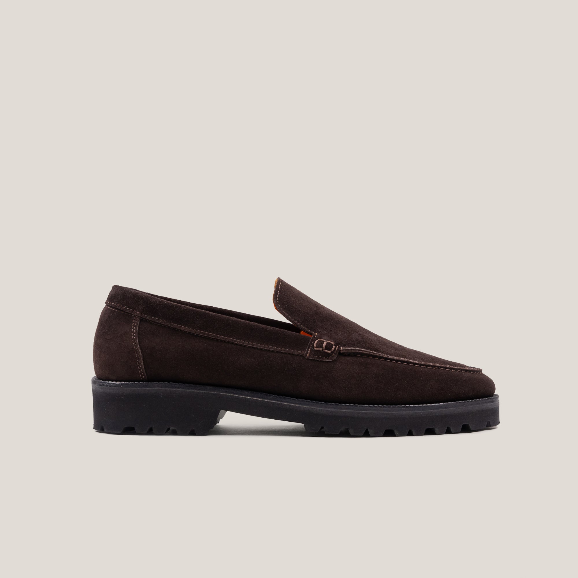Trento - Dunkelbraunes Wildleder - Loafer