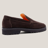 Trento - Dunkelbraunes Wildleder - Loafer