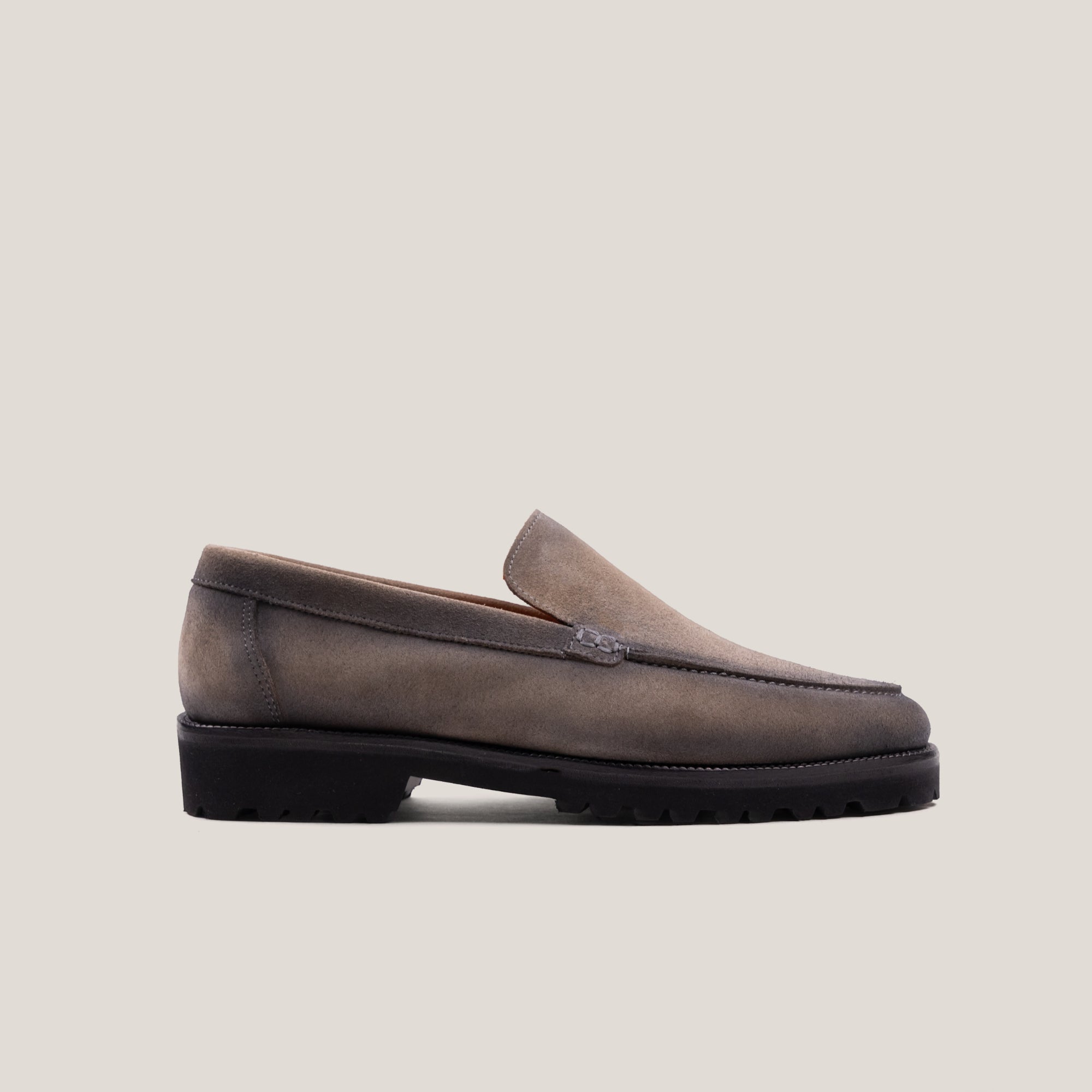 Trento - Taupe Grey (dodo) Suede - Loafers