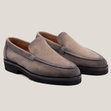 Trento - Taupe Grey (dodo) Suede - Loafers